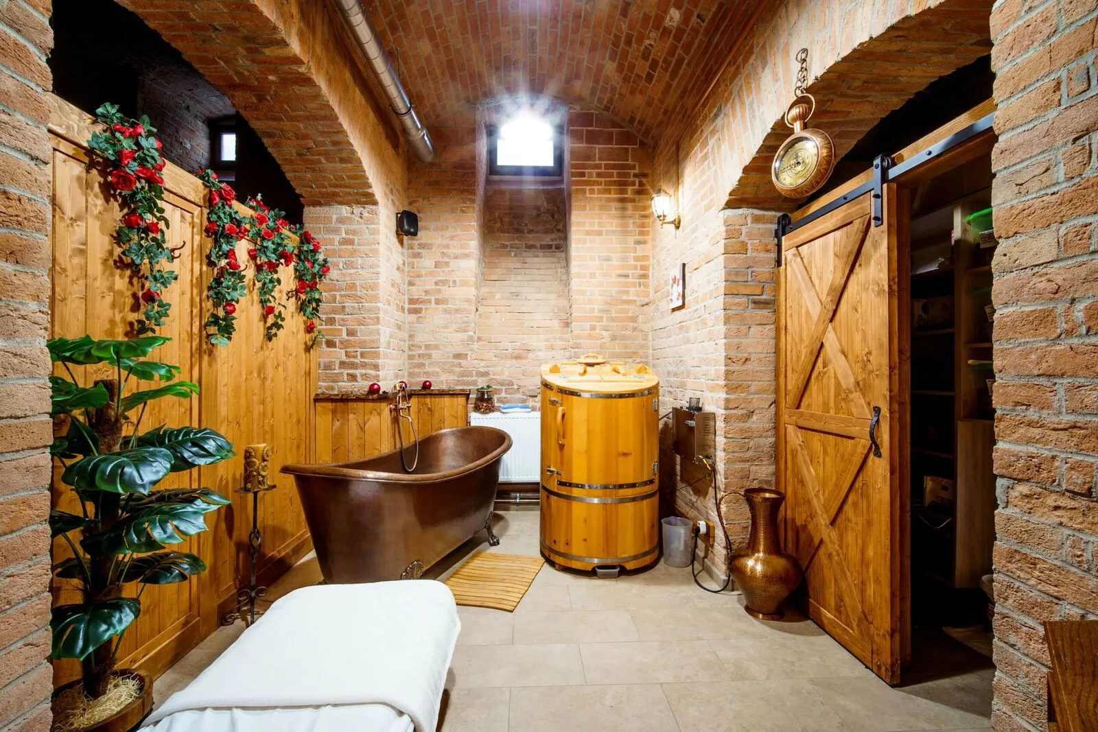 Treatment atmosphere in the beer spa