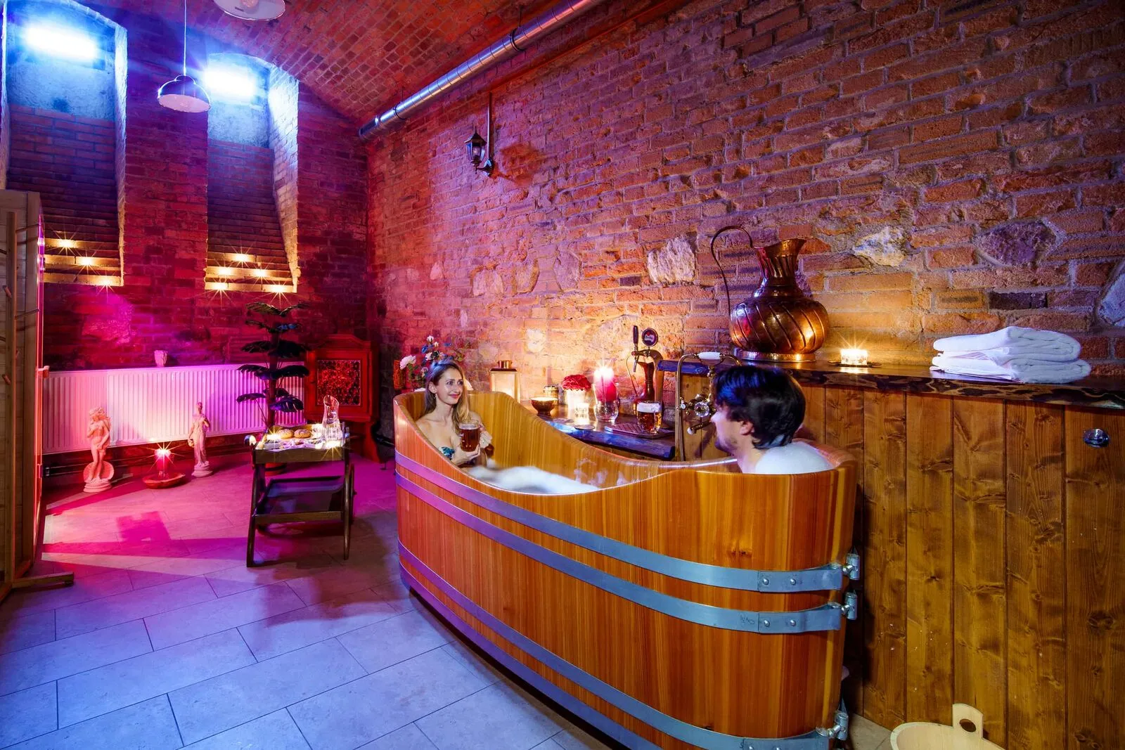 Massage treatment at the spa